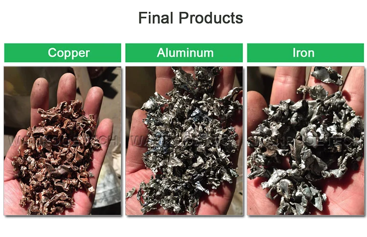 99.9% Separation Rate Scrap Copper Aluminum Radiators Recycling Machine
