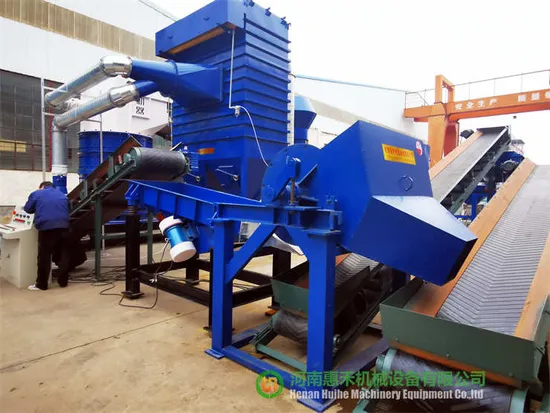 Huihe High Capacity Aluminum Copper Radiator Recycling Machine Radiator Shredder Machine
