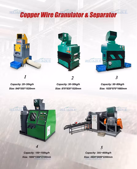 Copper Cable separator and Granulator