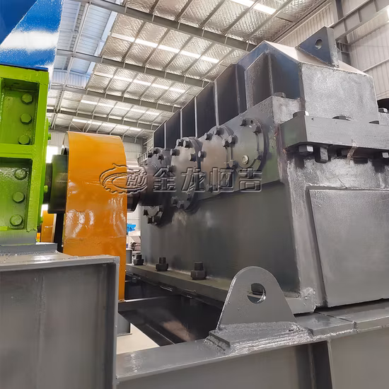 Double Shaft Recycling Lump Foam Box Bottle Card Cardboard Car Tire Plastic Shredder