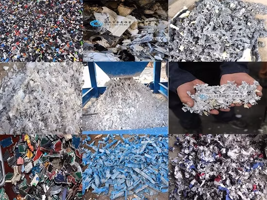 Hydraulic Waste Scrap Ubc Pop Can Metal Shredding Recycling Machine Crusher Breaker Shredder
