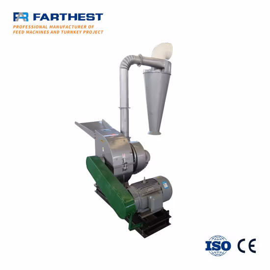 Small Capacity Grass Maize Straw Feed Grinding Hammer Mill for Animals
