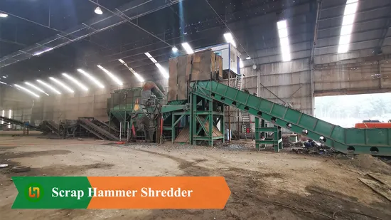 Huihe China Supplier Scrap Metal Hammer Mill Crusher